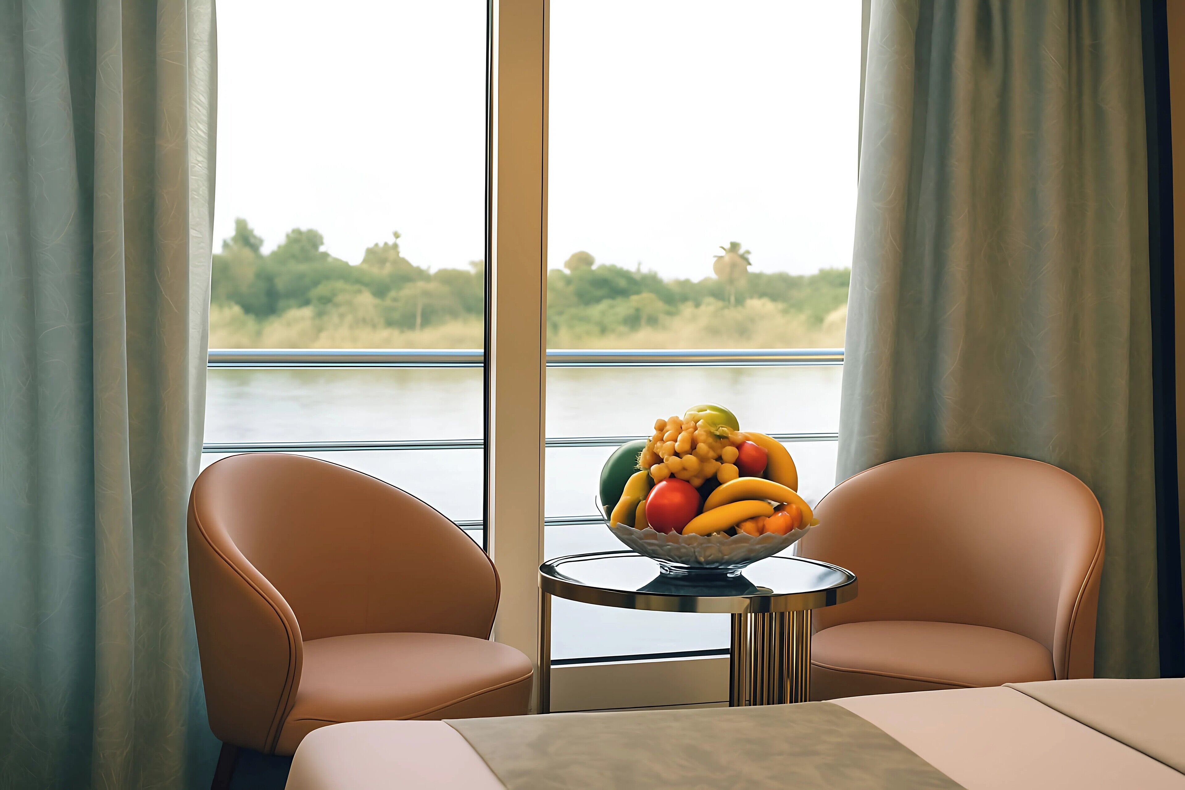 Deluxe Double Room, River View | In-room safe, soundproofing