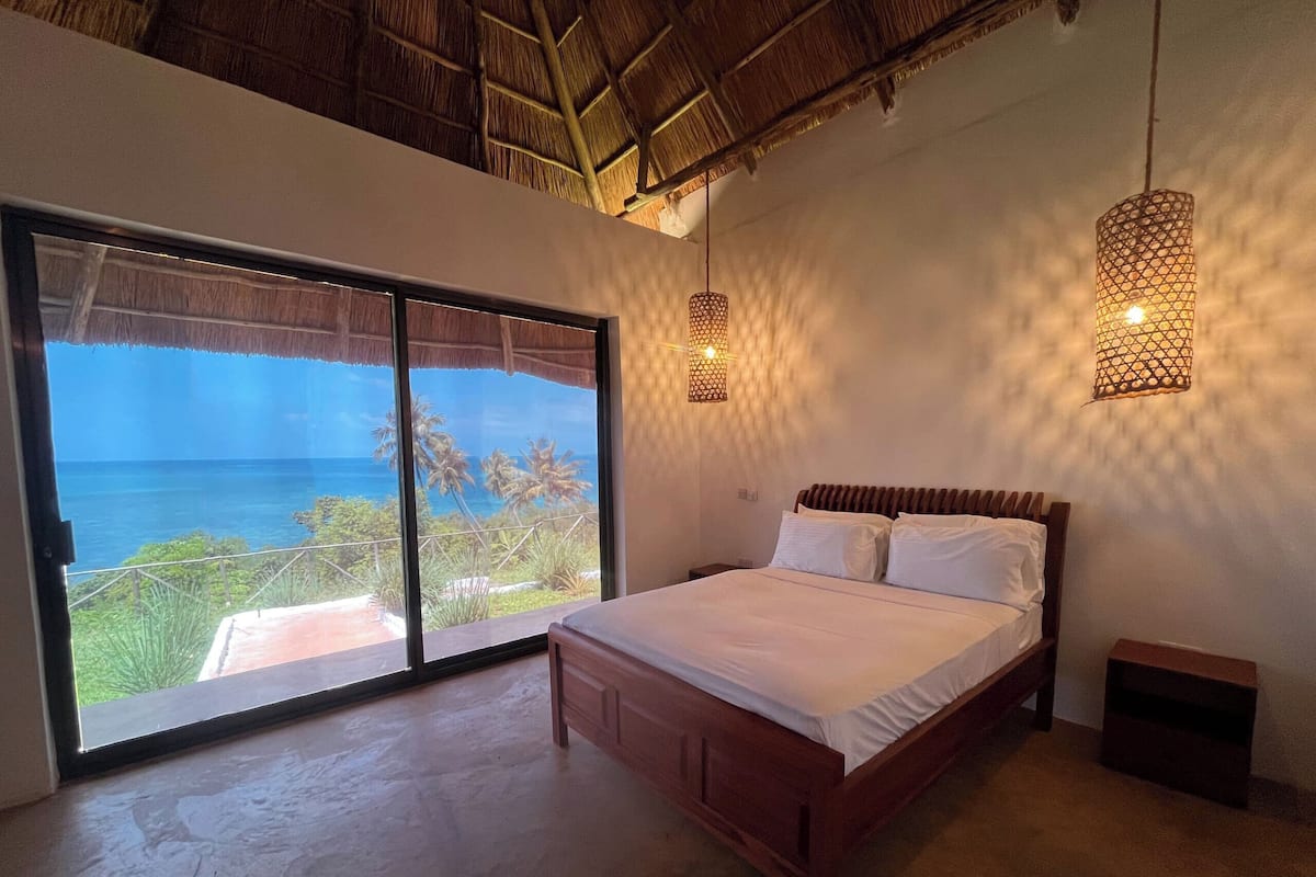 Panoramic Room, Sea View | Egyptian cotton sheets, premium bedding, Select Comfort beds, desk