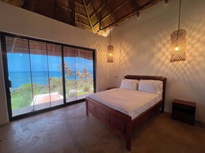 Tweepersoonskamer, uitzicht op zee | Lakens van Egyptisch katoen, luxe beddengoed, Select Comfort-bedden