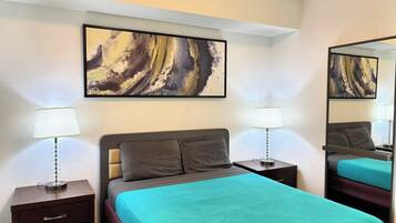 1 chambre, fer et planche Ă repasser, Wi-Fi gratuit, draps fournis