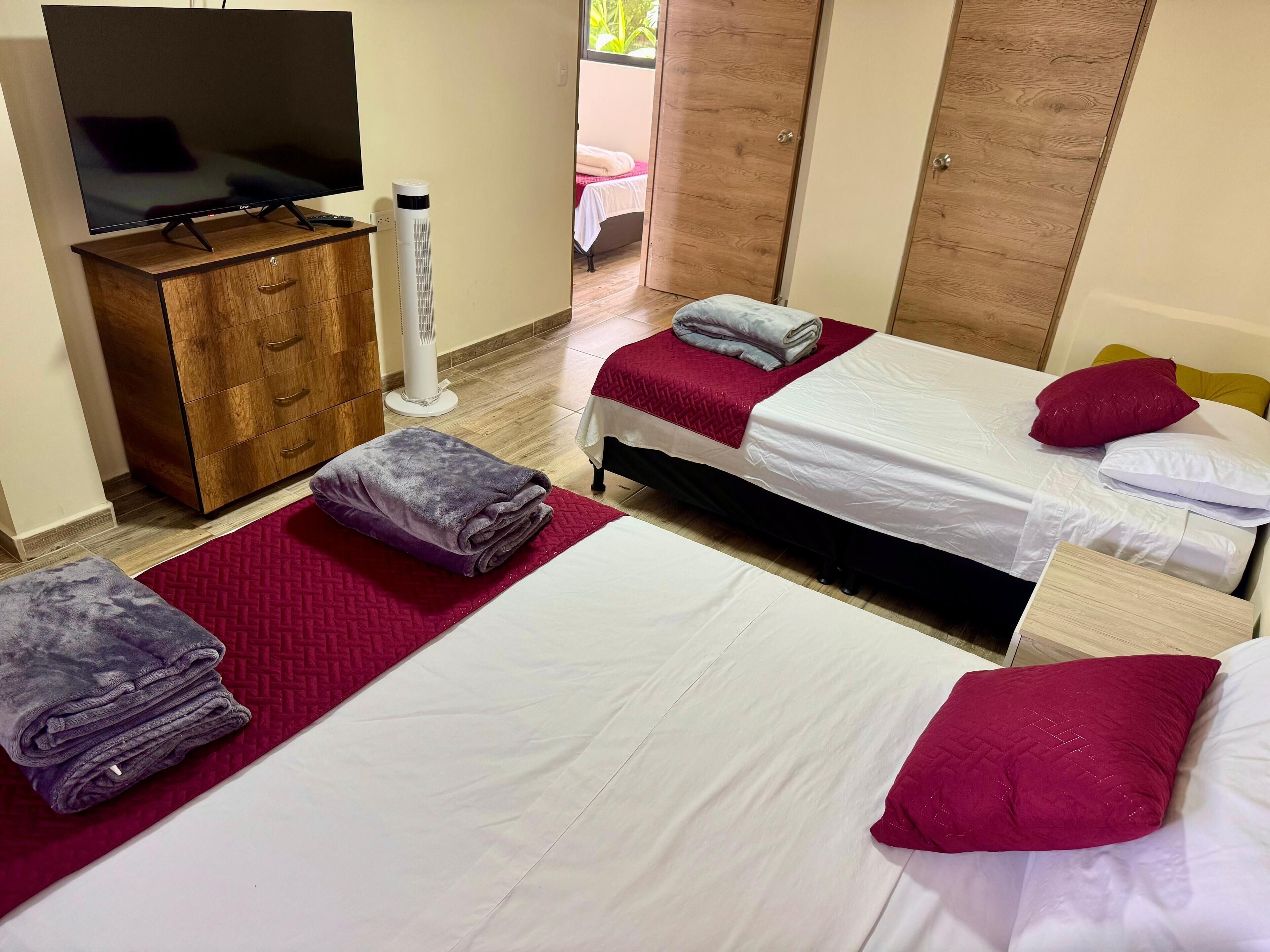 Family Apartment, Balcony, City View | Desk, free WiFi