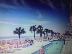 Indoor pool, outdoor pool