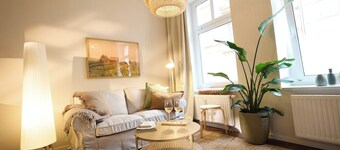Little Loft in the heart of Schwerin with parking lot. Dog-friendly and barrier-free!