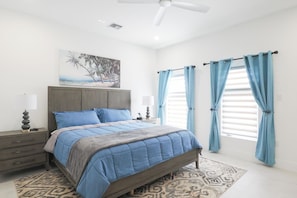 3 bedrooms, desk, iron/ironing board, free WiFi