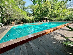 Room, 1 Bedroom, Accessible, Smoking | Pool | Outdoor pool