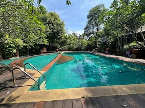 Room, 1 Bedroom, Accessible, Smoking | Pool | Outdoor pool