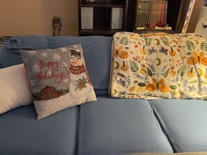 2 slaapkamers, een strijkplank/strijkijzer, gratis wifi, beddengoed