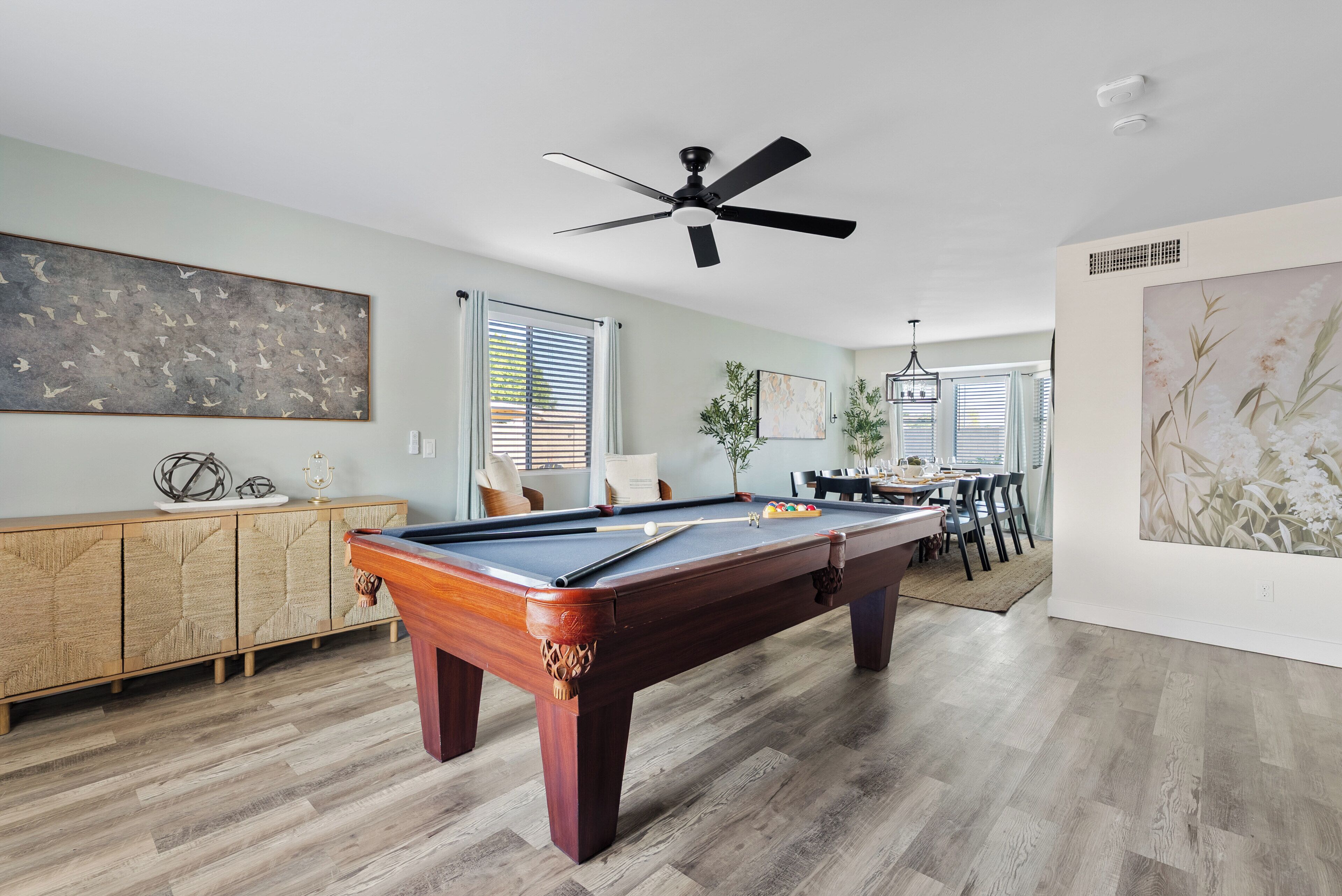 Billiard Room: A central hub for laughter, camaraderie, and connection, this space was designed for unforgettable moments.