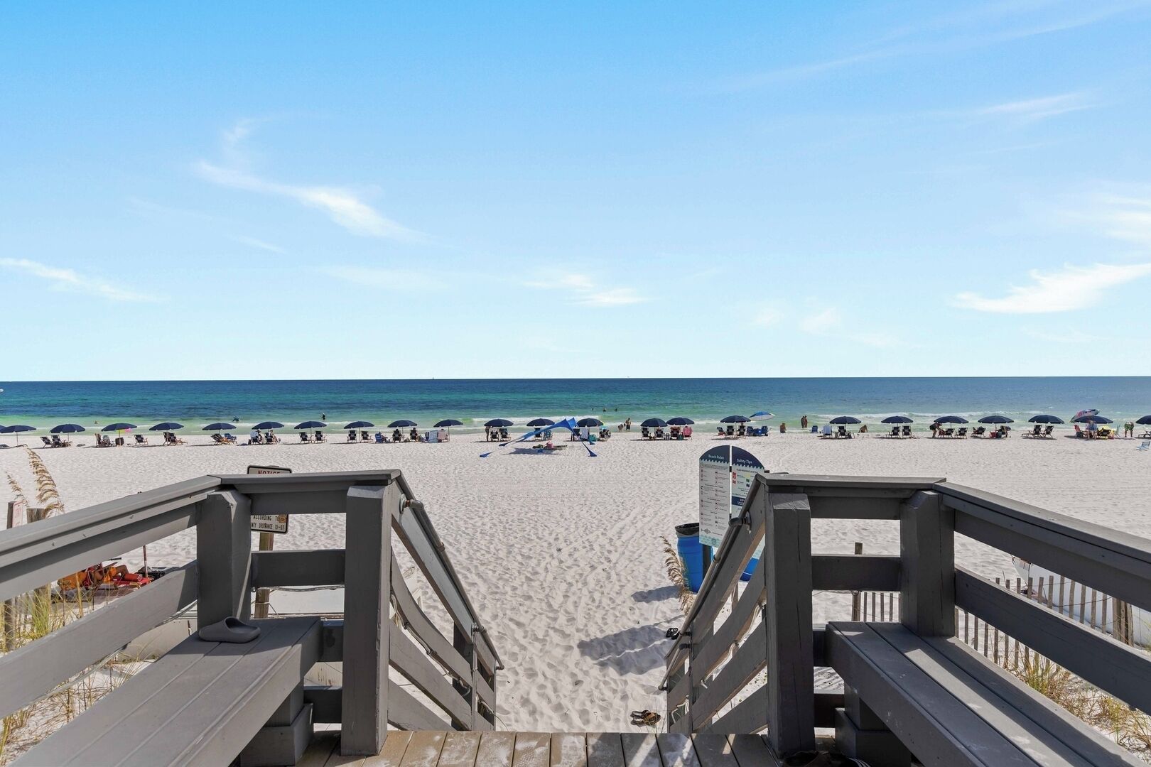 Accommodatie ligt op het strand