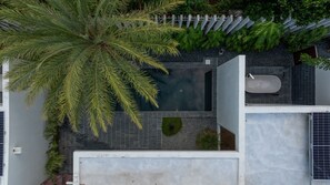 Executive Suite, Pool View | Desk, laptop workspace, iron/ironing board, free WiFi