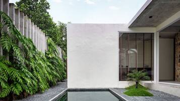 Suíte executiva, vista para a piscina | Piscina | Piscina externa