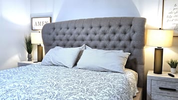 4 bedrooms, iron/ironing board, travel crib, free WiFi