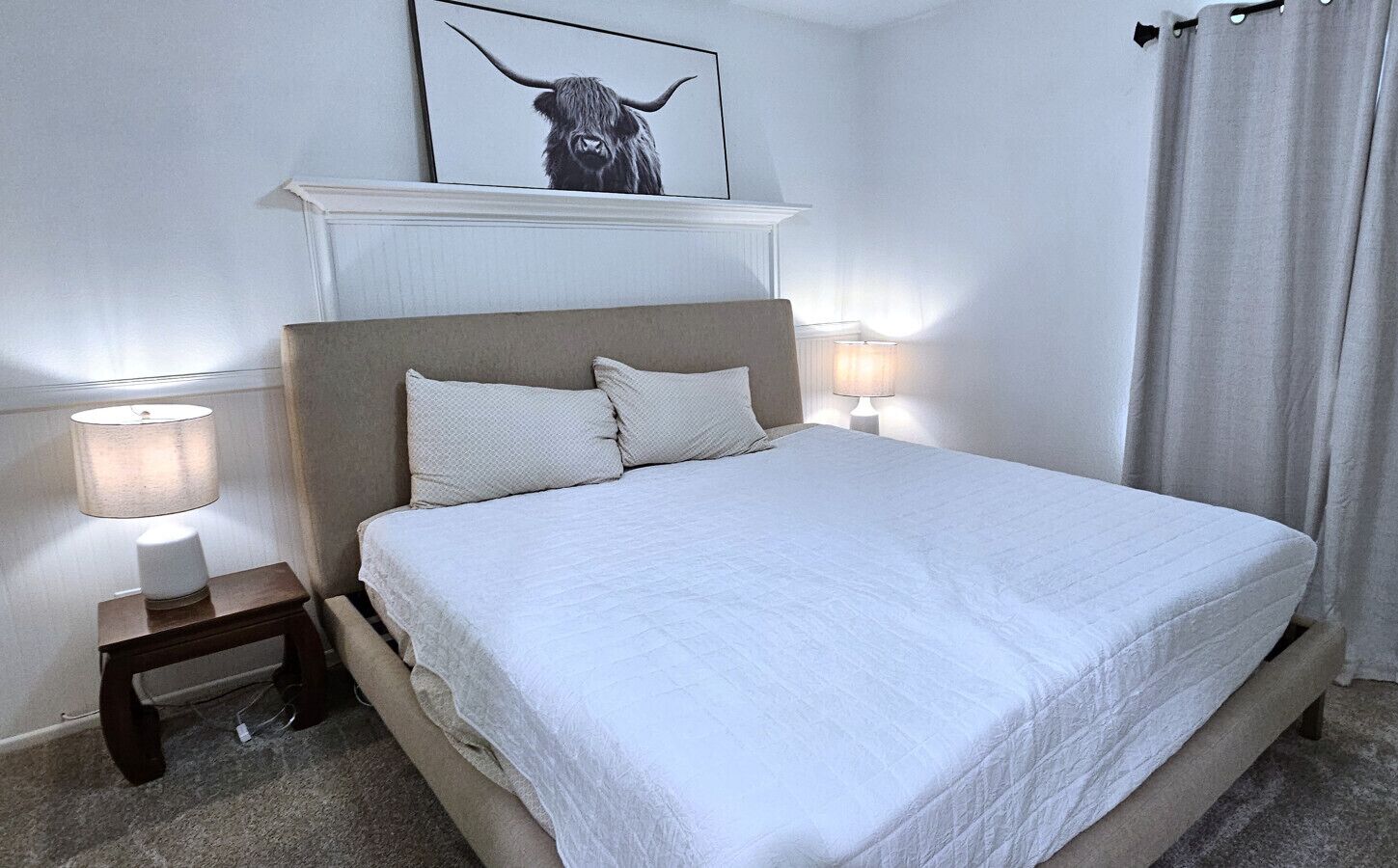 4 bedrooms, iron/ironing board, travel cot, free WiFi