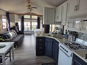 Microwave, stovetop