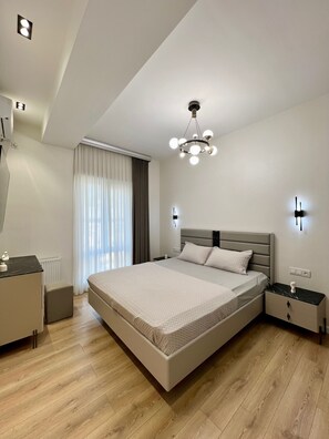 Departamento Confort, vista a la ciudad | Tabla de planchar con plancha y wifi gratis 