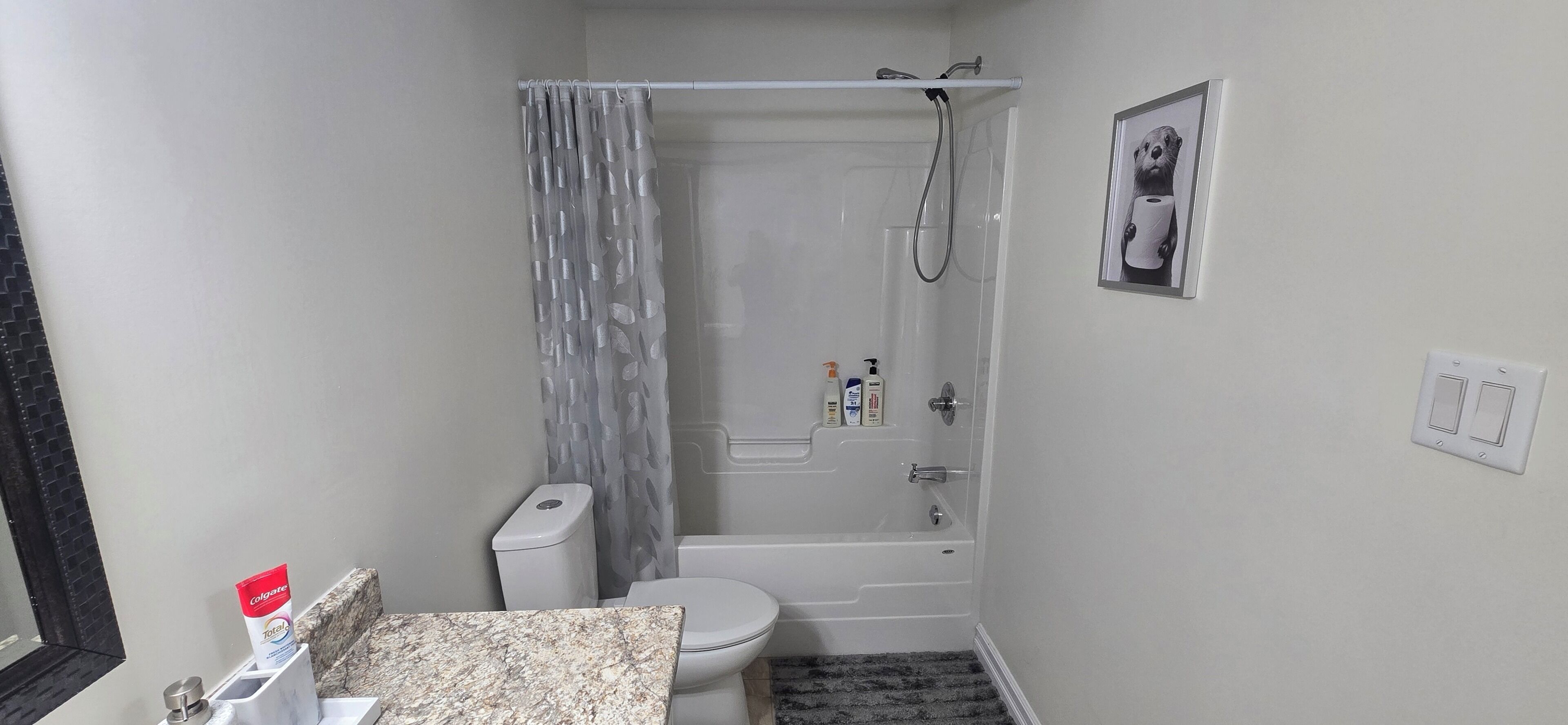 Handtücher, Seife, Toilettenpapier