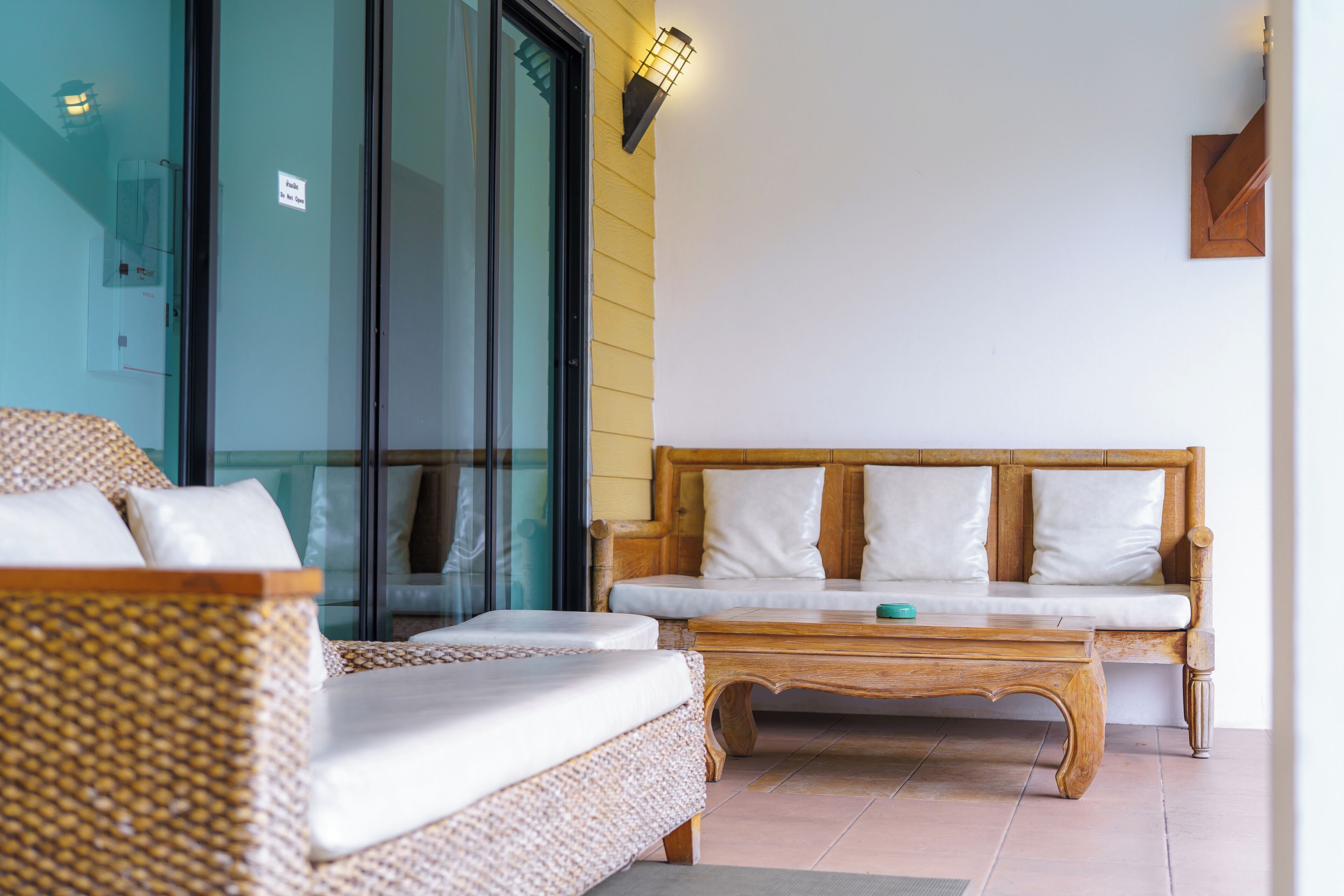 Romantic Villa, Pool View | Living area | Flat-screen TV