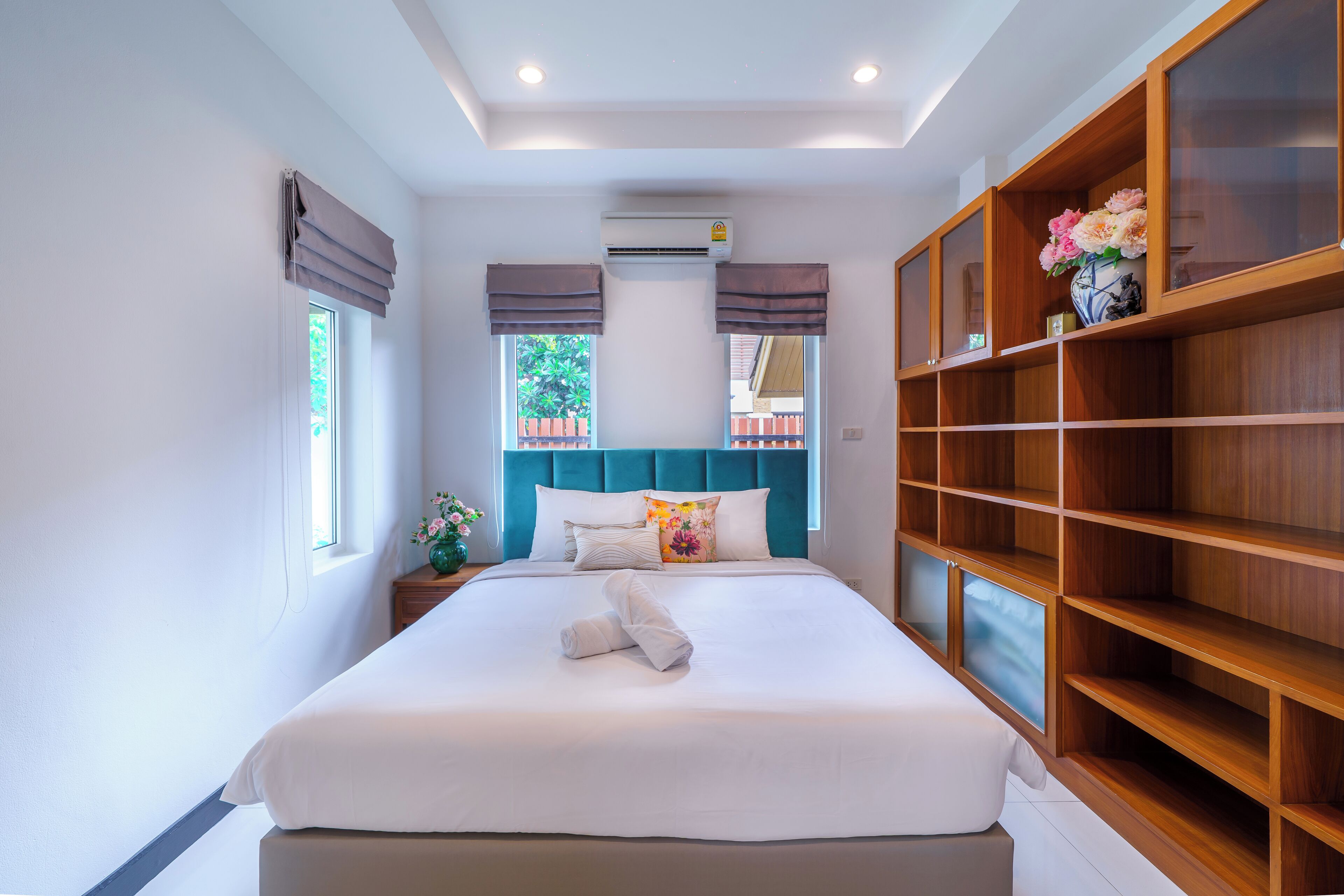 Romantic Villa, Pool View | In-room safe, blackout drapes, soundproofing, iron/ironing board