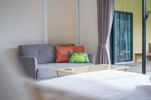 Romantic Villa, Pool View | In-room safe, blackout drapes, soundproofing, iron/ironing board