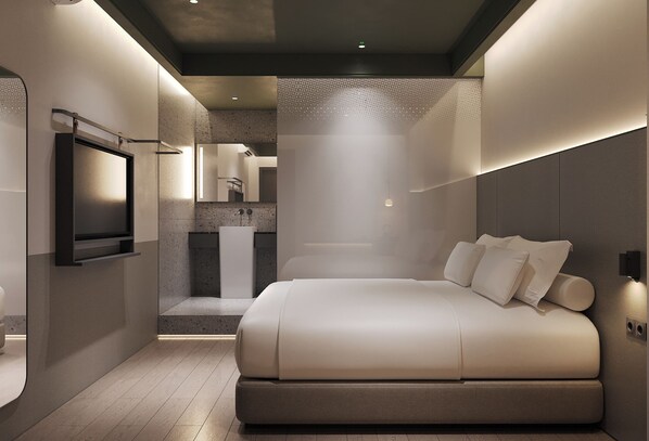 Een bureau, gratis wifi