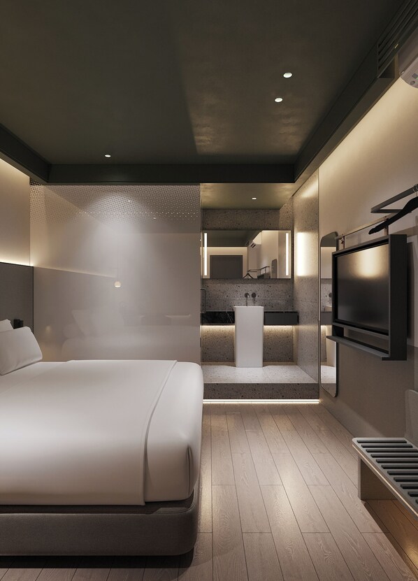 Cofres nos quartos, escrivaninha, Wi-Fi de cortesia