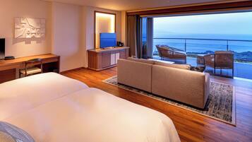 特級雙床房, 海景 | 房內夾萬、遮光窗簾/窗簾、熨斗/熨衫板、免費 Wi-Fi