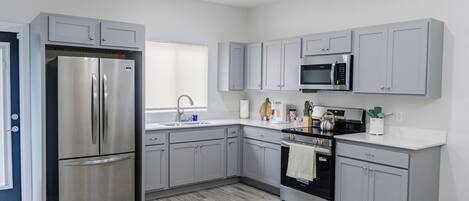 Microwave, oven, stovetop