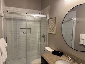 Shower, towels