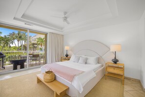 2 chambres, coffre-fort, fer et planche à repasser