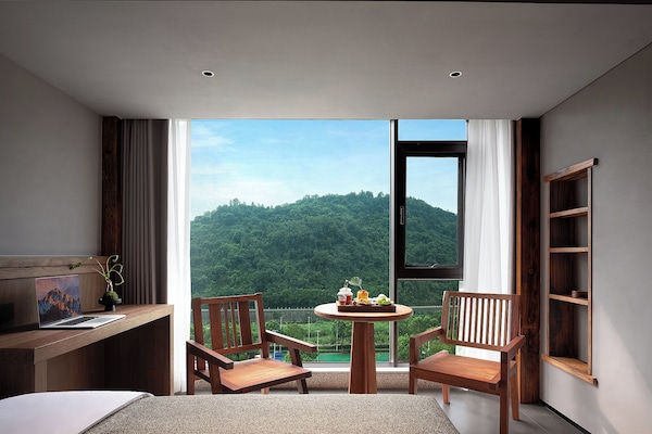 Deluxe Triple Room, 1 Bedroom, Hill View | View from room
