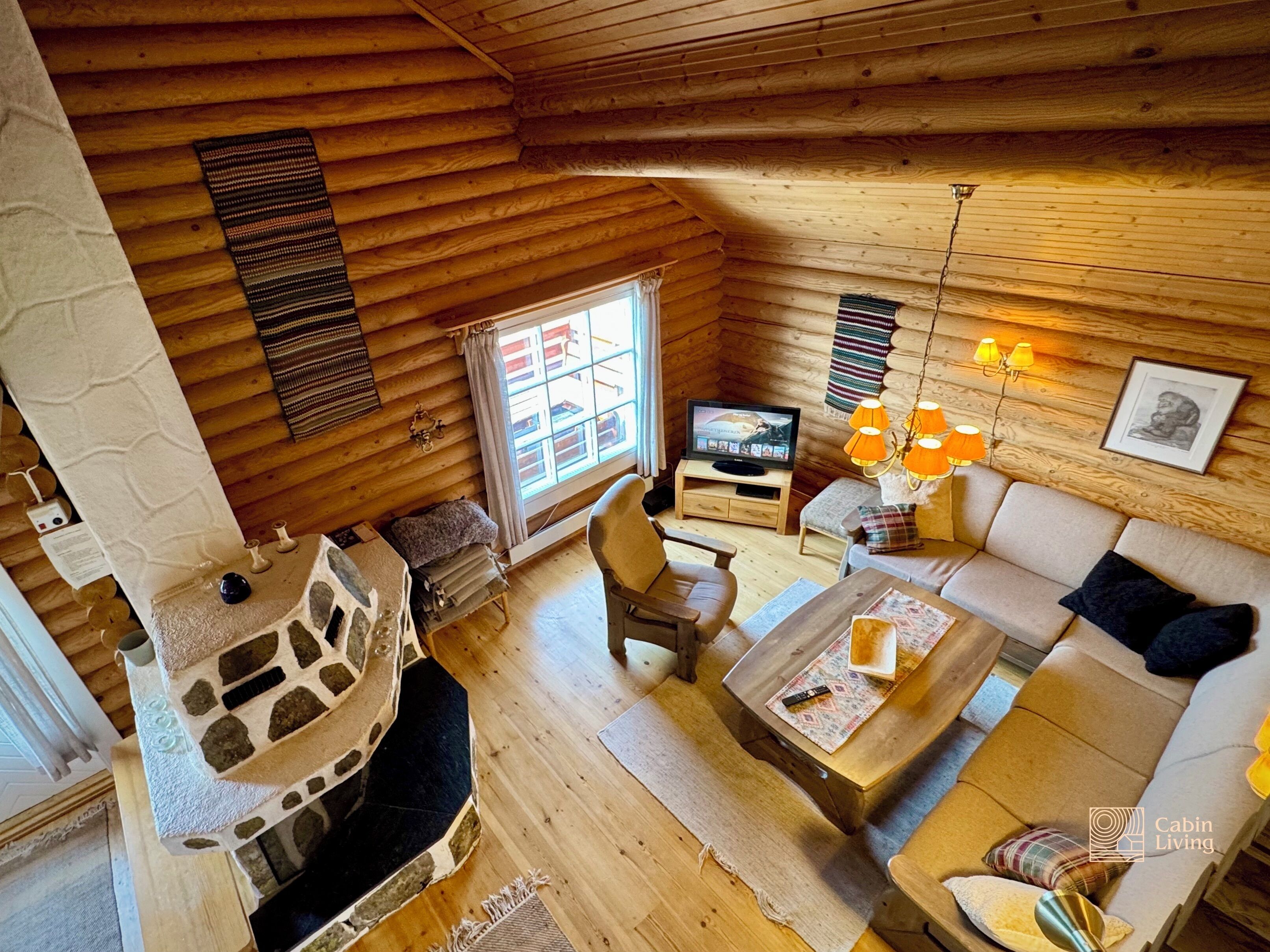 Télévision, cheminée