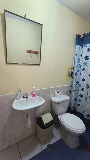 Towels, soap, toilet paper