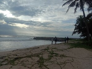 On the beach