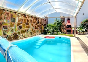 Villa, 3 Schlafzimmer, eigener Pool, Gartenblick | Pool | Außenpool