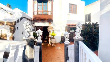 Entrada de la propiedad