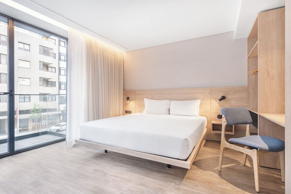 Appartement, 1 grand lit, balcon, vue ville