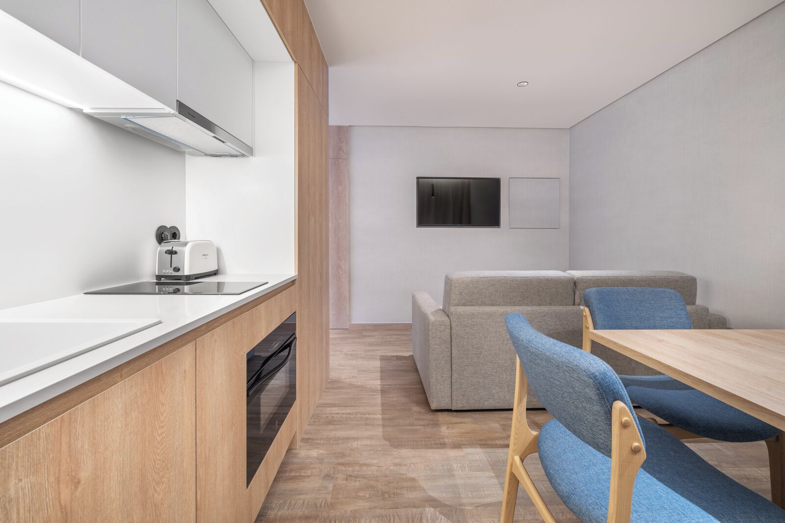 Apartment, 1 Queen Bed with Sofa bed | Living area | 43-inch Smart TV with cable channels