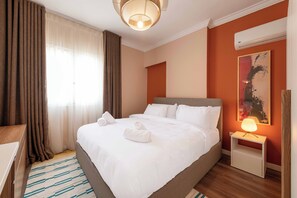 Căn hộ, ban công, quang cảnh thành phố | Truy cập Internet không dây miễn phí 