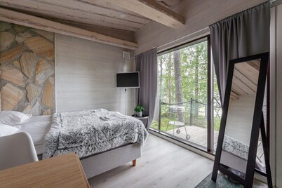Private High Quality Suite with Sauna & Lake Views