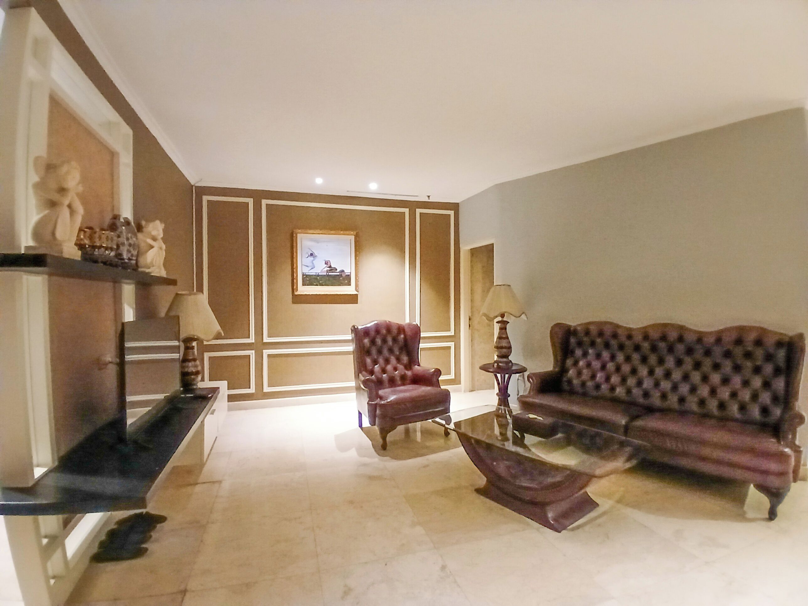 Suite Keluarga, microwave, pemandangan kota | Area keluarga