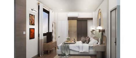 Deluxe Double Room, 1 King Bed, Non Smoking, Balcony