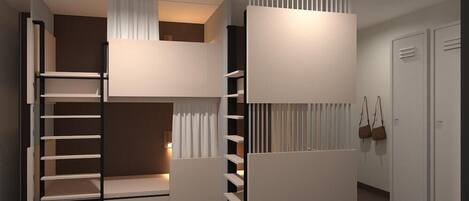 Felles sovesal – standard, kun for kvinner, ikke-røyk, balkong | Wi-fi (inkludert) og sengetøy