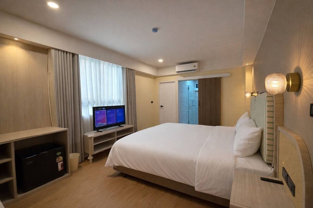 Deluxe-Doppelzimmer, 1 King-Bett, Balkon