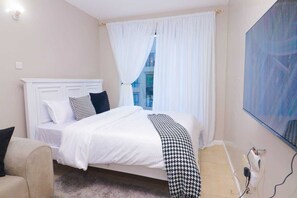 1 chambre, fer et planche à repasser, Wi-Fi, draps fournis