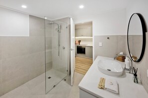 Hair dryer, towels