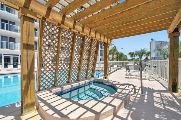 Indoor pool, a heated pool