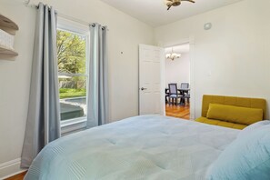 5 chambres, fer et planche à repasser, Wi-Fi, draps fournis