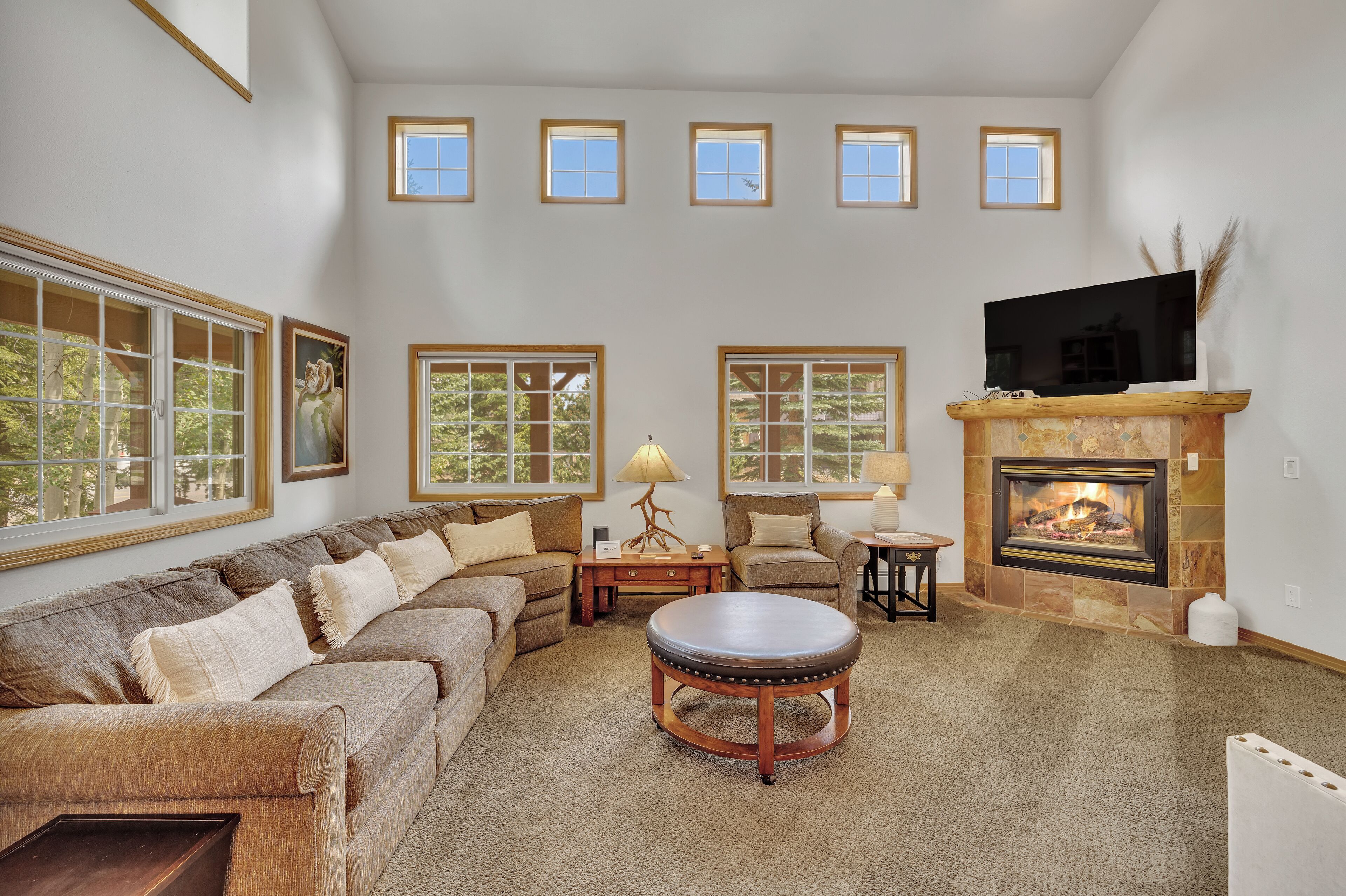 تلفزيون، مدفأة