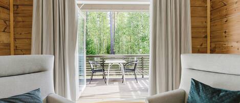 Superior Double Room, Park View | Living area