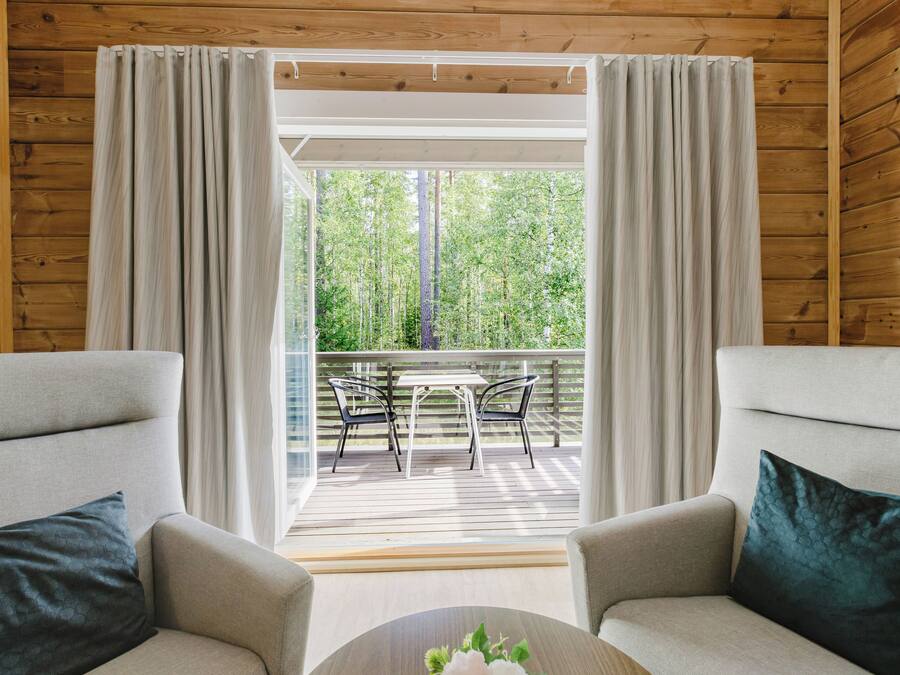 Chambre Double Supérieure, vue parc | Coin séjour